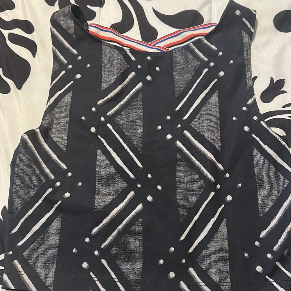 Nike Pink and Black Sleeveless Tank Top